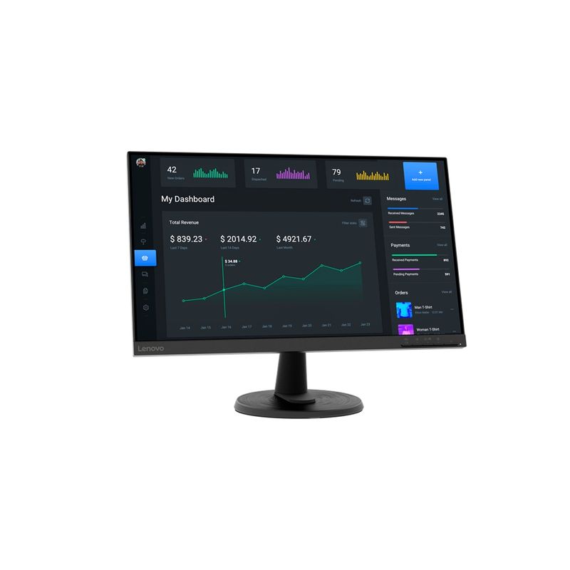 LENOVO - Monitor Lenovo C24-40 Negro FHD 238