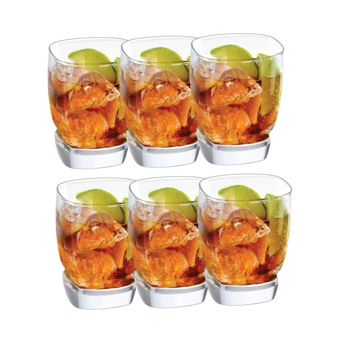 CRISTAR - Set 6 Vasos Modelo Van Gogh Rocks Bajo De 290mL Cocina