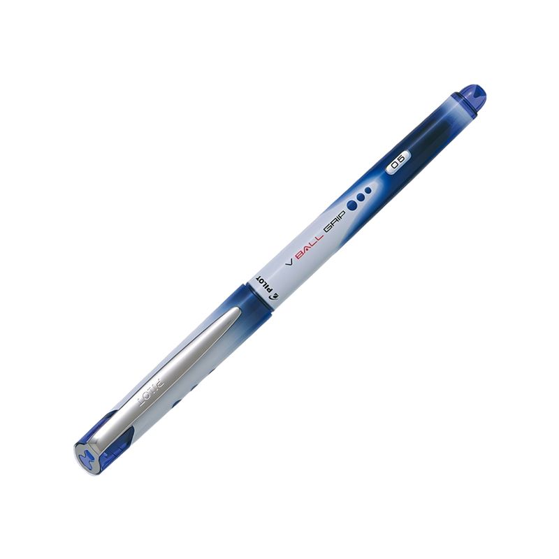 PILOT - Lapiz Tinta Gel VBall Grip 05 Pilot 6 unidades Azul
