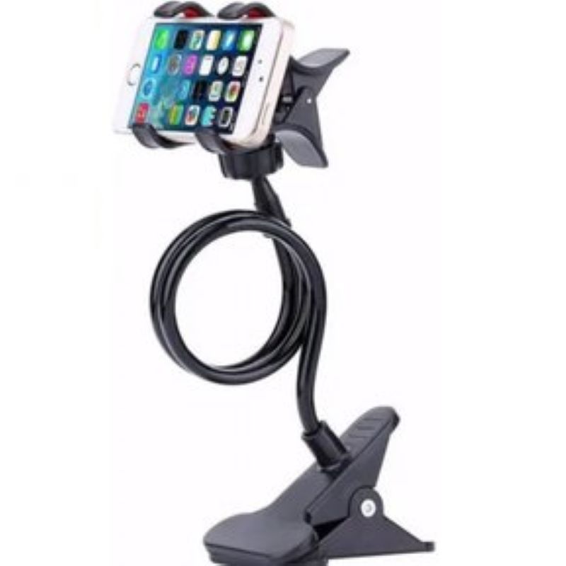 GENERICO - SOPORTE PARA CELULAR BRAZO FLEXIBLE PINZA PARA MESA