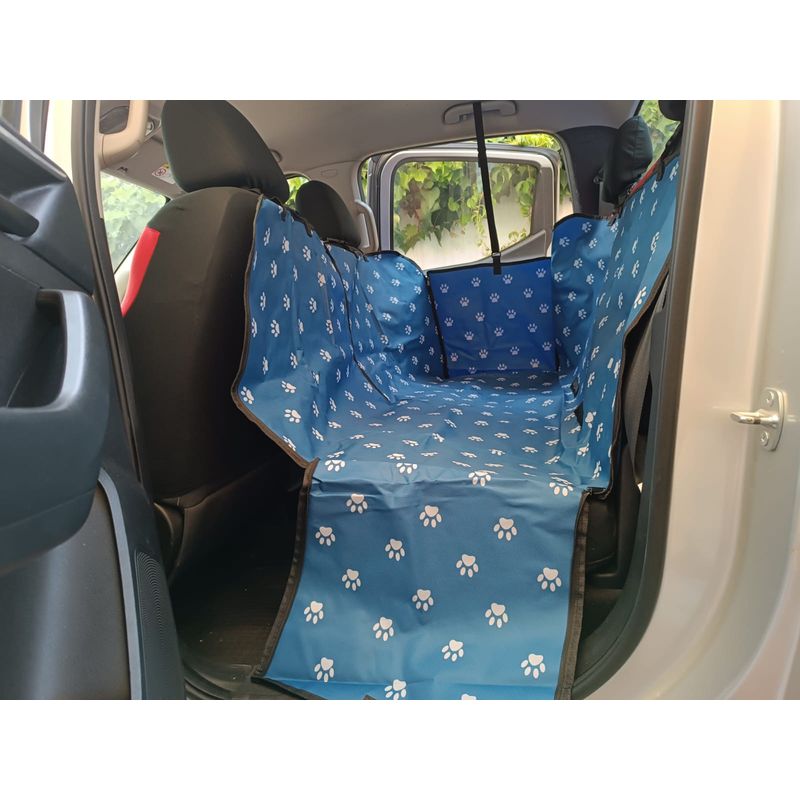 DEFENSOR FOREVER - Protector Funda De Asiento Para Auto Perros Mascotas Azul