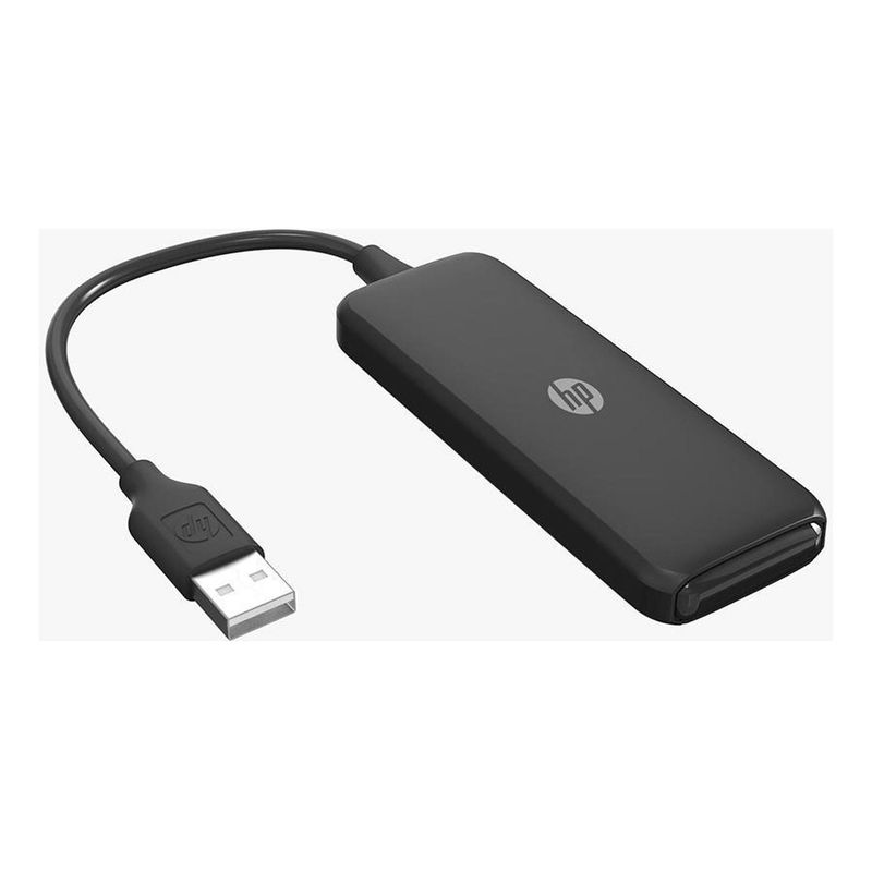 HP - Adaptador De Hub Usb Hp Dhc-ct110c De 4 Puertos - Aluminio