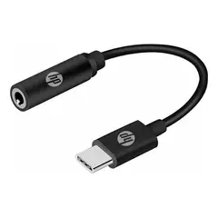 HP - Adaptador Marca Tipo-c A Jack 3.5mm Color Negro