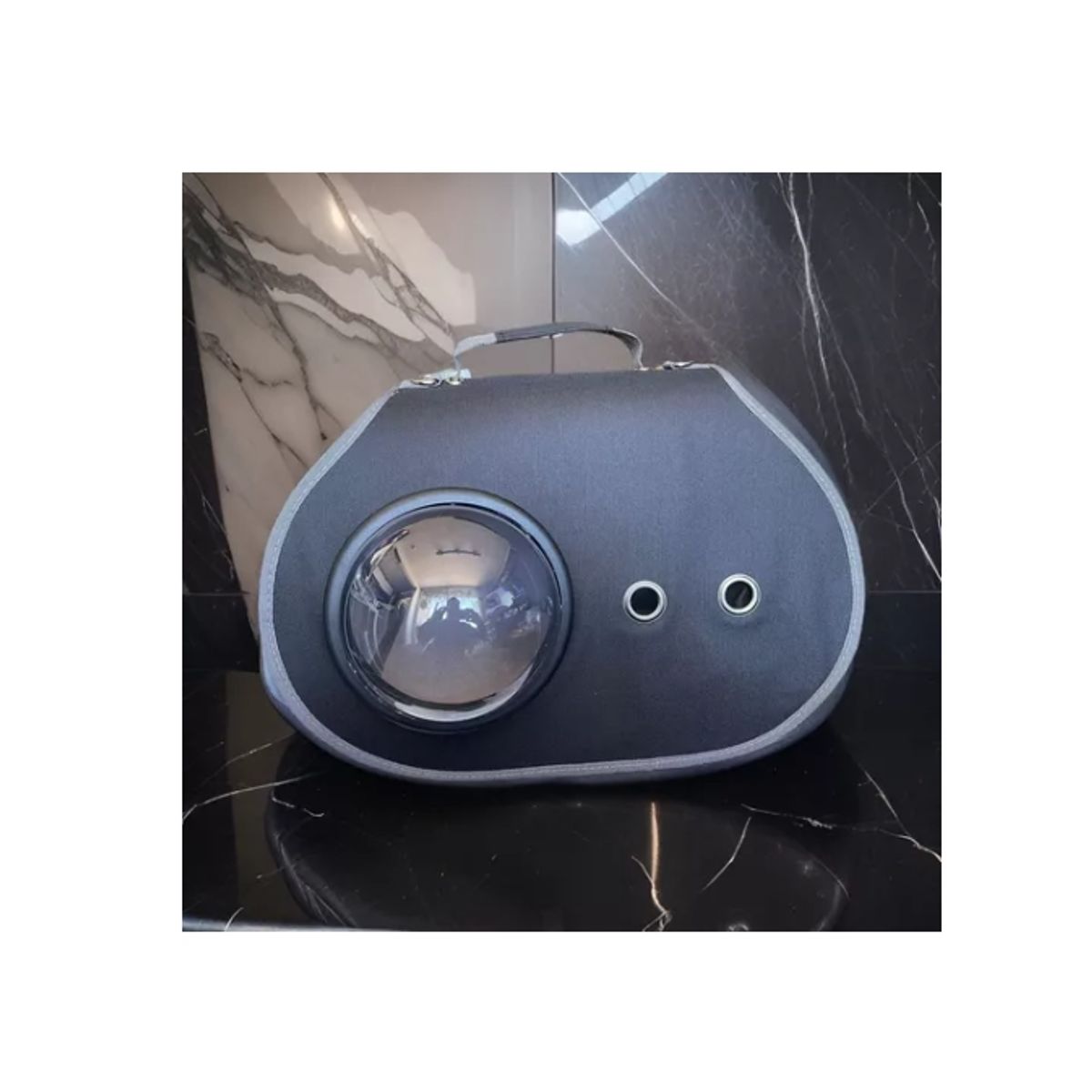 GENERICO - Maletin Guacal Plegable Para Perros O Gatos Alta Gama Gris