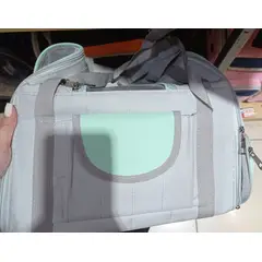 GENERICO - Bolso Viajero Transportador De Mascotas Gris