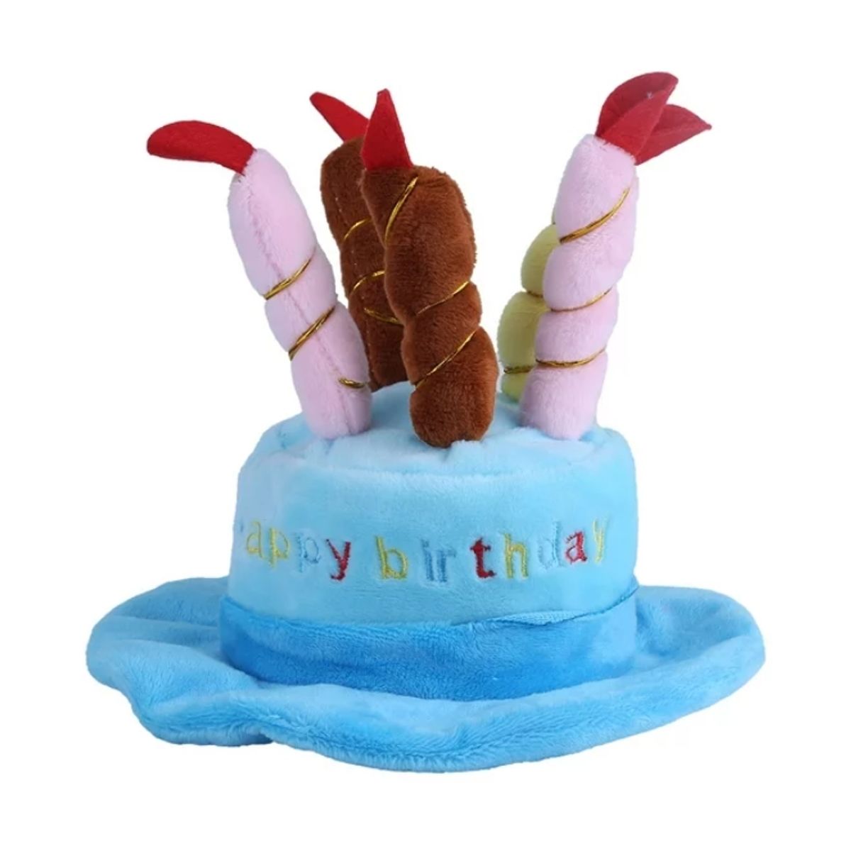 GENERICO - Gorro De Cumpleaños Para Gatos Perros Mascotas Azul