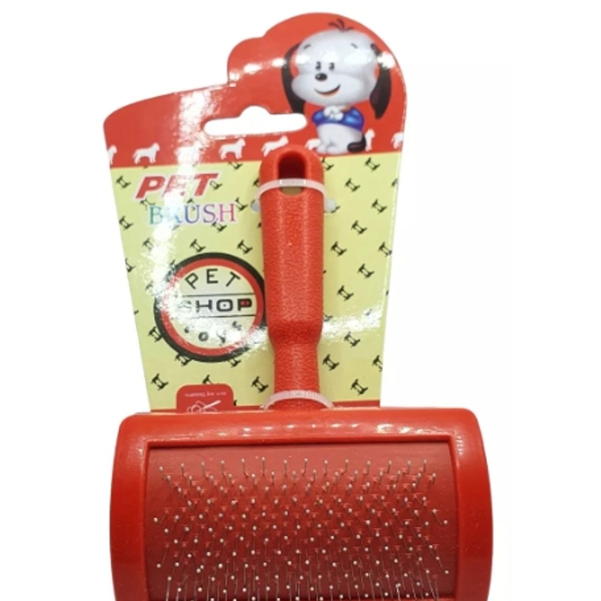 GENERICO - Cepillo Raspador De Cerdas De Acero Para Perros Gatos