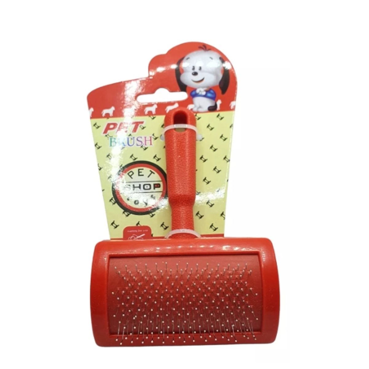 GENERICO - Cepillo Raspador De Cerdas De Acero Para Perros Gatos