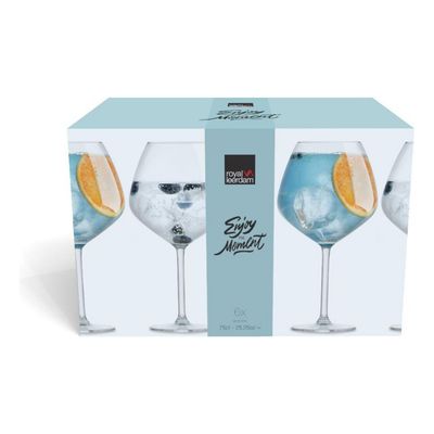 Imagen 2 del producto SET 6 COPAS 750ML GIN TONIC ENJOY THE MOM