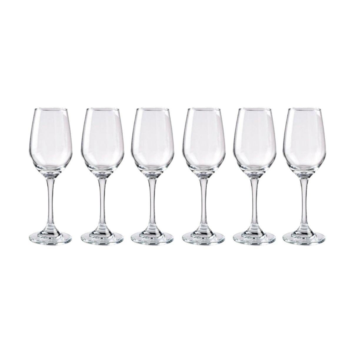 CRISTAR - Set 6 Copas Brunello Flute Cristar 237mL Tragos Celebracion