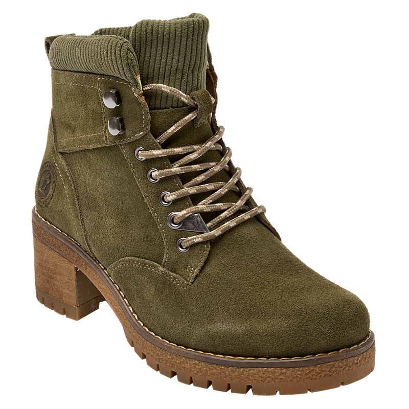 PANAMA JACK - Botin Casual Mujer Verde Panama Jack