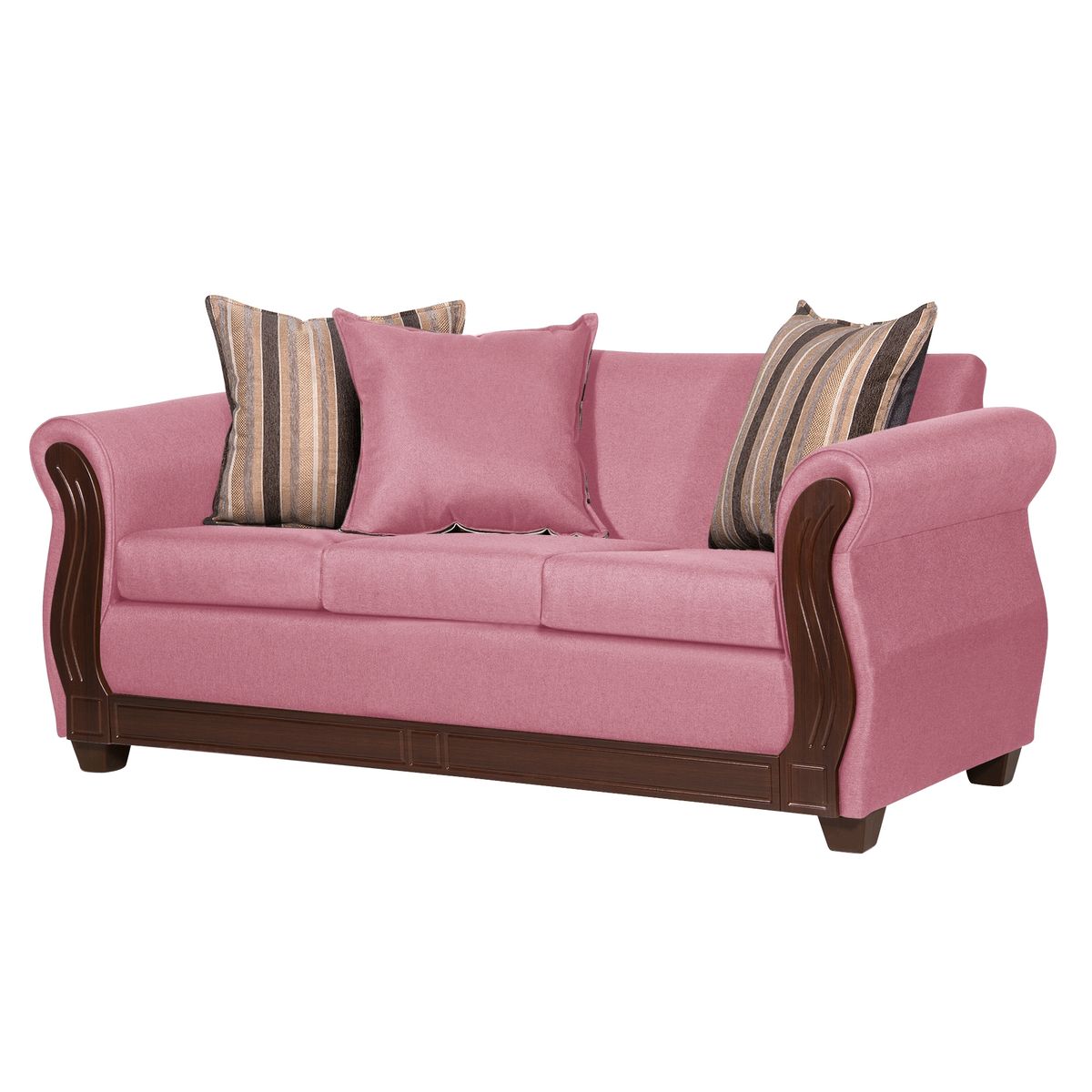 RUZAM MOBEL - SOFA ATENAS 3 CUERPOS PALO ROSA