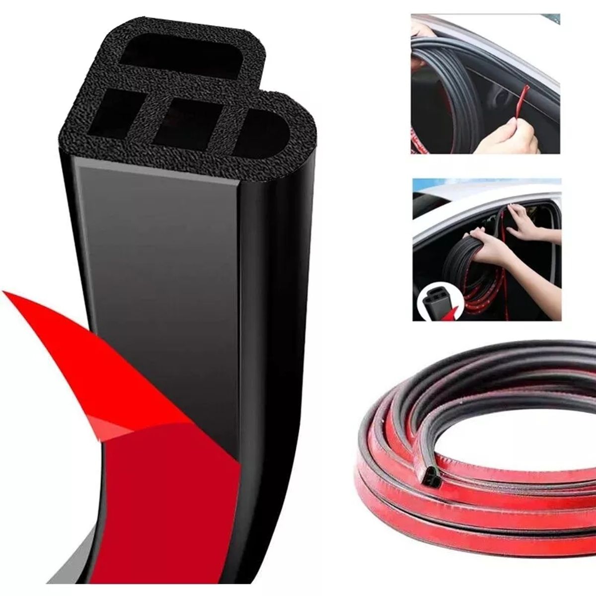 KUANGYE - Sellador Puerta Moldura Protectora Bordes Universal Tipo L