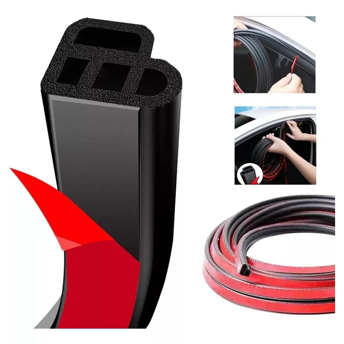 KUANGYE - Sellador Puerta Moldura Protectora Bordes Universal Tipo L
