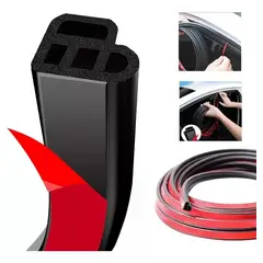 KUANGYE - Sellador Puerta Moldura Protectora Bordes Universal Tipo L