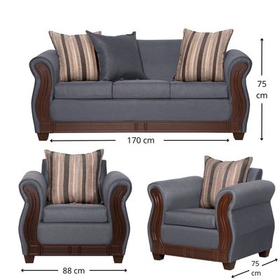 Imagen 2 del producto LIVING ATENAS 3-1-1 GRIS