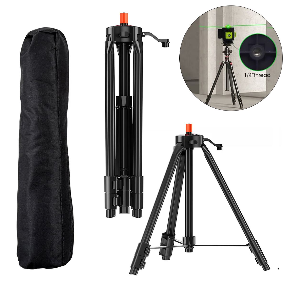 AIZO - Tripode Para Nivel Laser Profesional 120cm