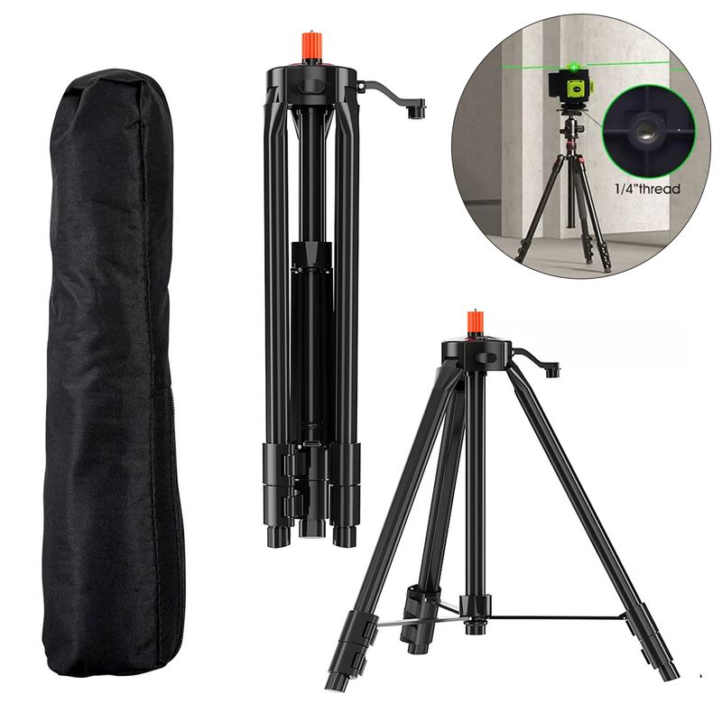 AIZO - Ajuste Y Telescopado Nivel Láser Trípode 120cm