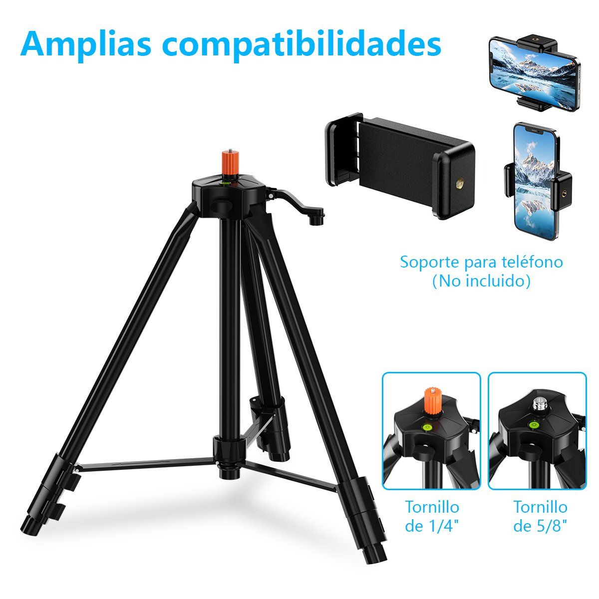AIZO - Tripode Para Nivel Laser Profesional 120cm