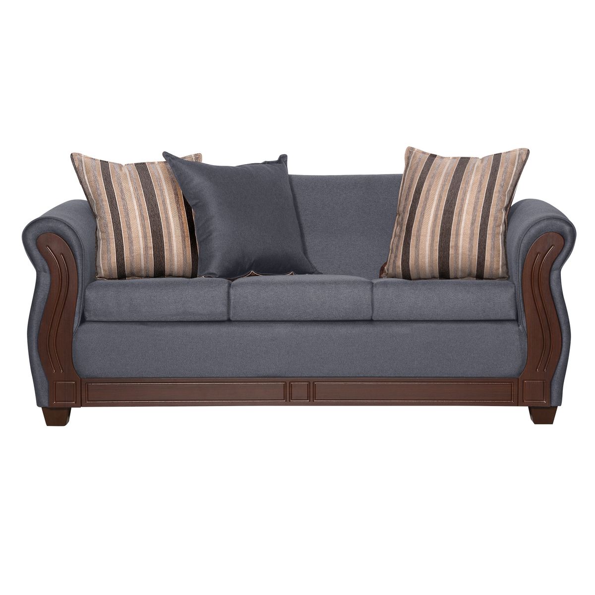 RUZAM MOBEL - SOFA ATENAS 3 CUERPOS GRIS