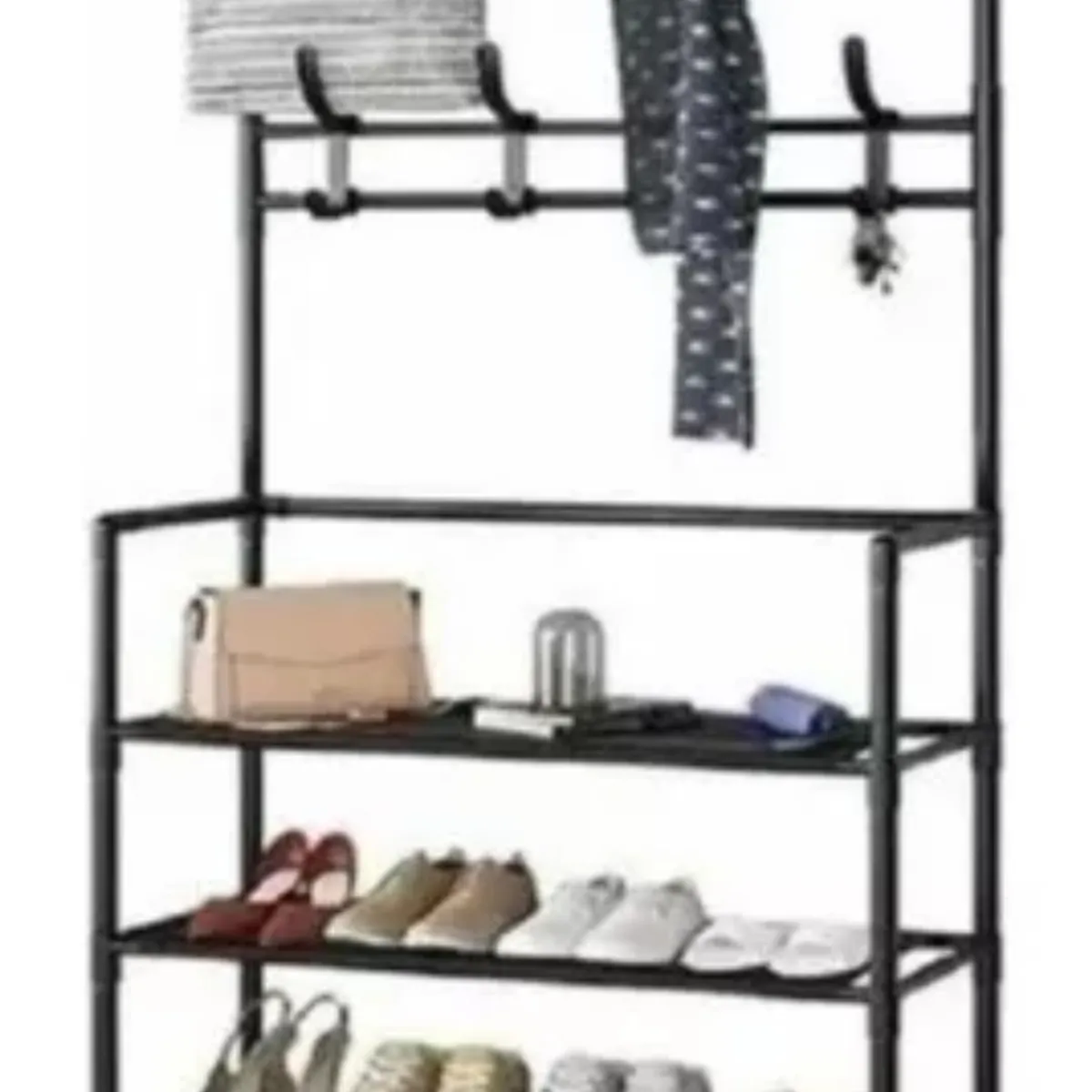 GENERICO - Zapatero Organizador Colgador Zapatos Armario Perchero Color Negro