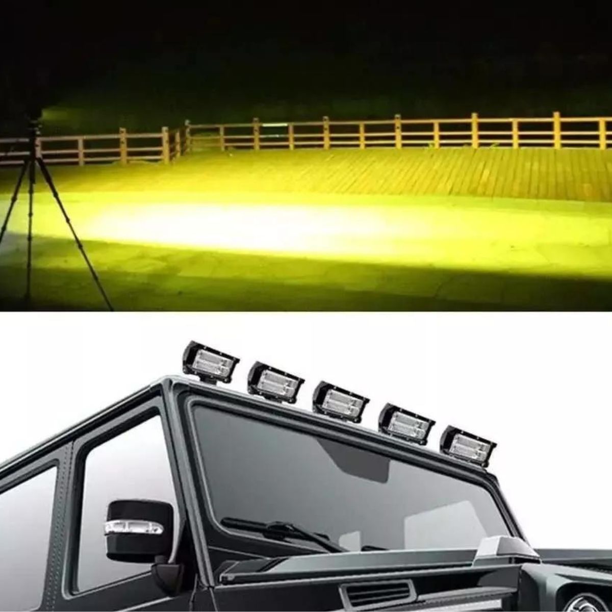 GENERICO - Foco Neblinero LED 72W para Auto y Camión