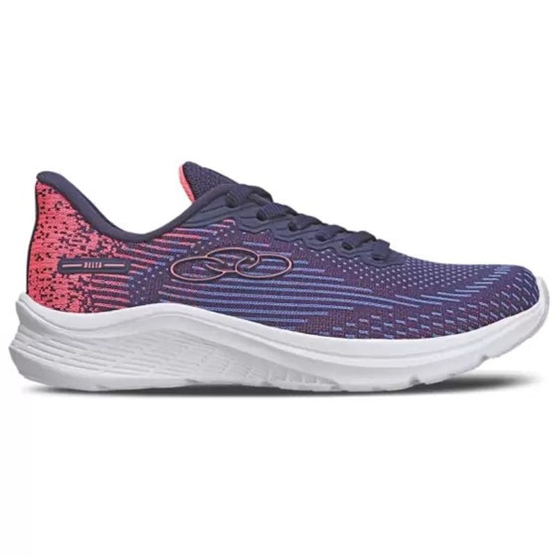 OLYMPIKUS - Zapatilla Mujer Delta Azul Marino/Morado