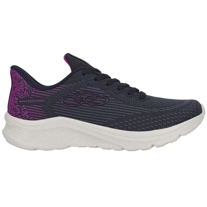 OLYMPIKUS - Zapatilla Mujer Delta Azul Marino/Morado