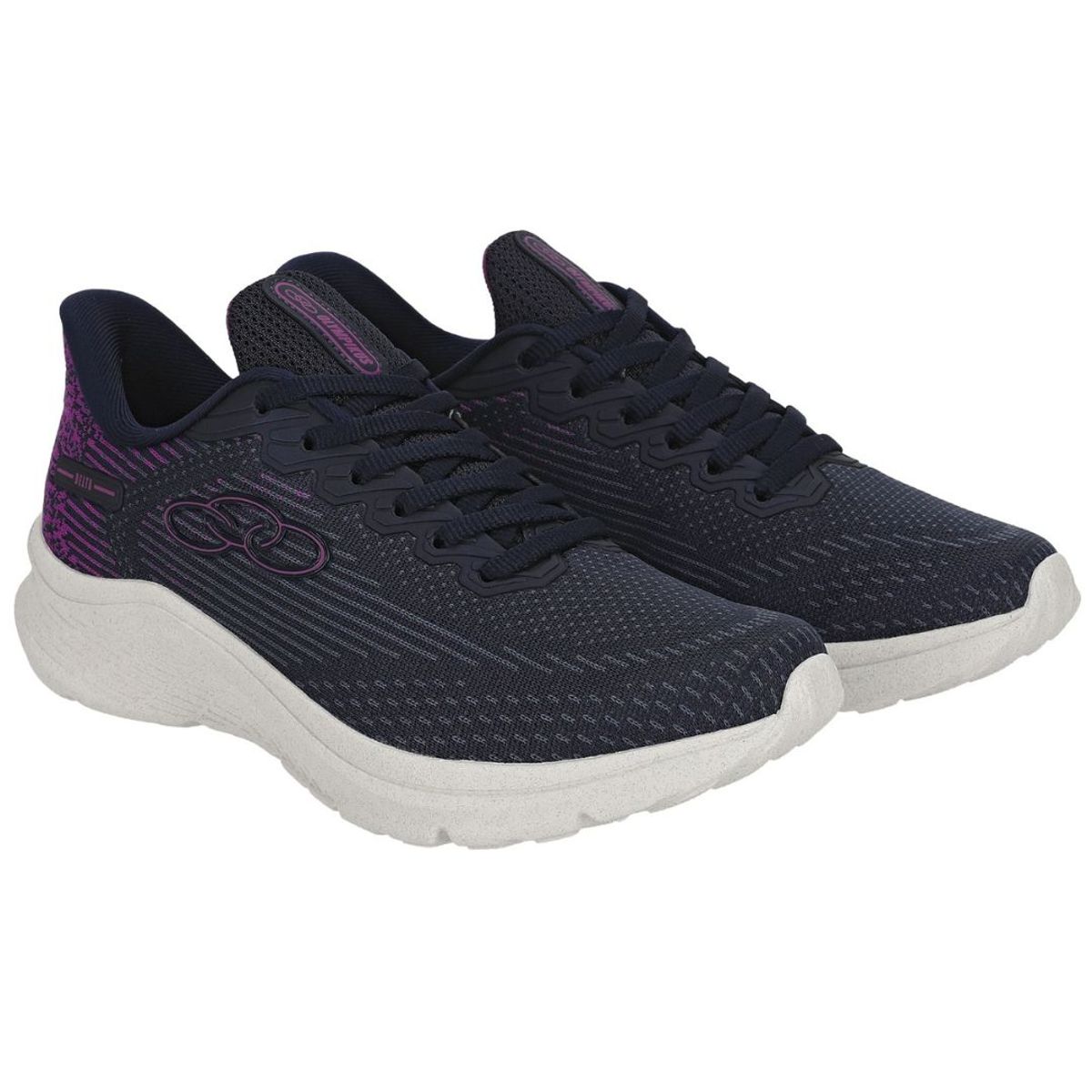 OLYMPIKUS - Zapatilla Mujer Delta Azul Marino/Morado