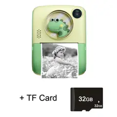 SOONPAM - Regalo Día del Niño Mini Cámara Imprimible M1 32G Verde