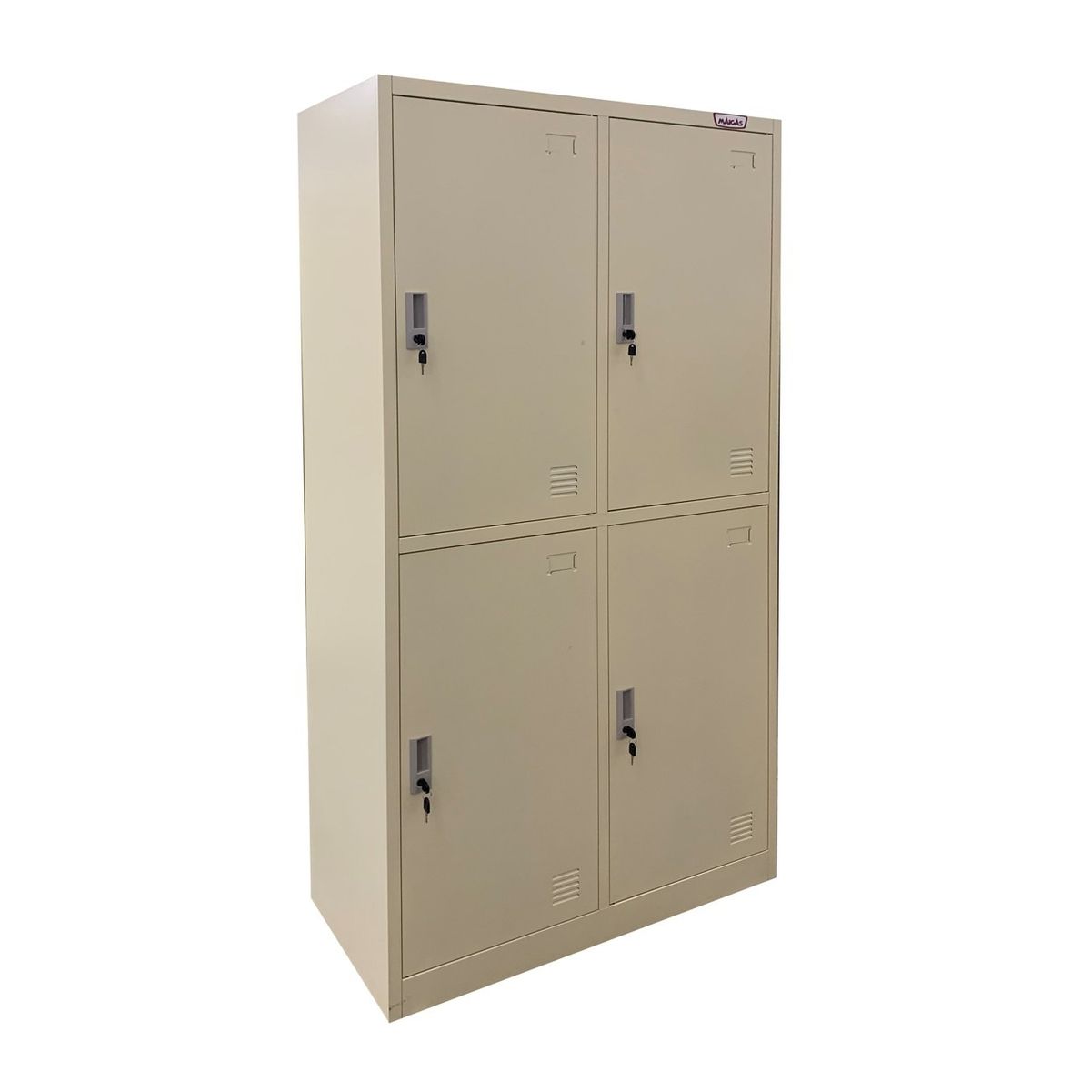 MAIGAS - Casillero Locker Metálico de 1 Cuerpo / 4 Puertas