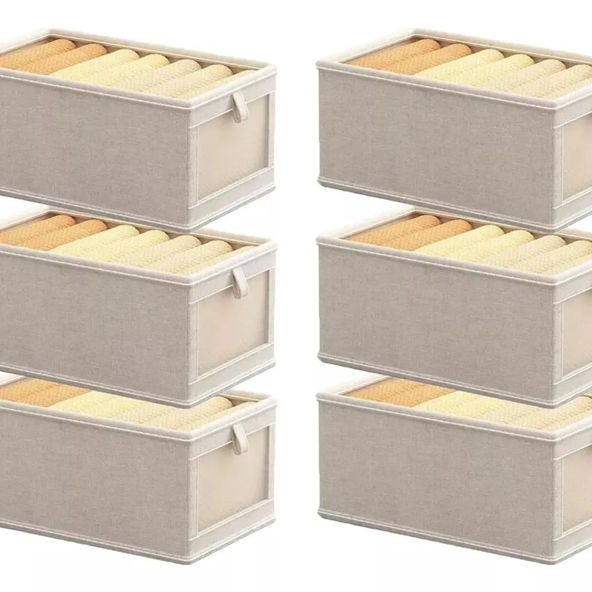EVERSO - Cajas Organizadoras Para Ropa Plegable 6 Pcs
