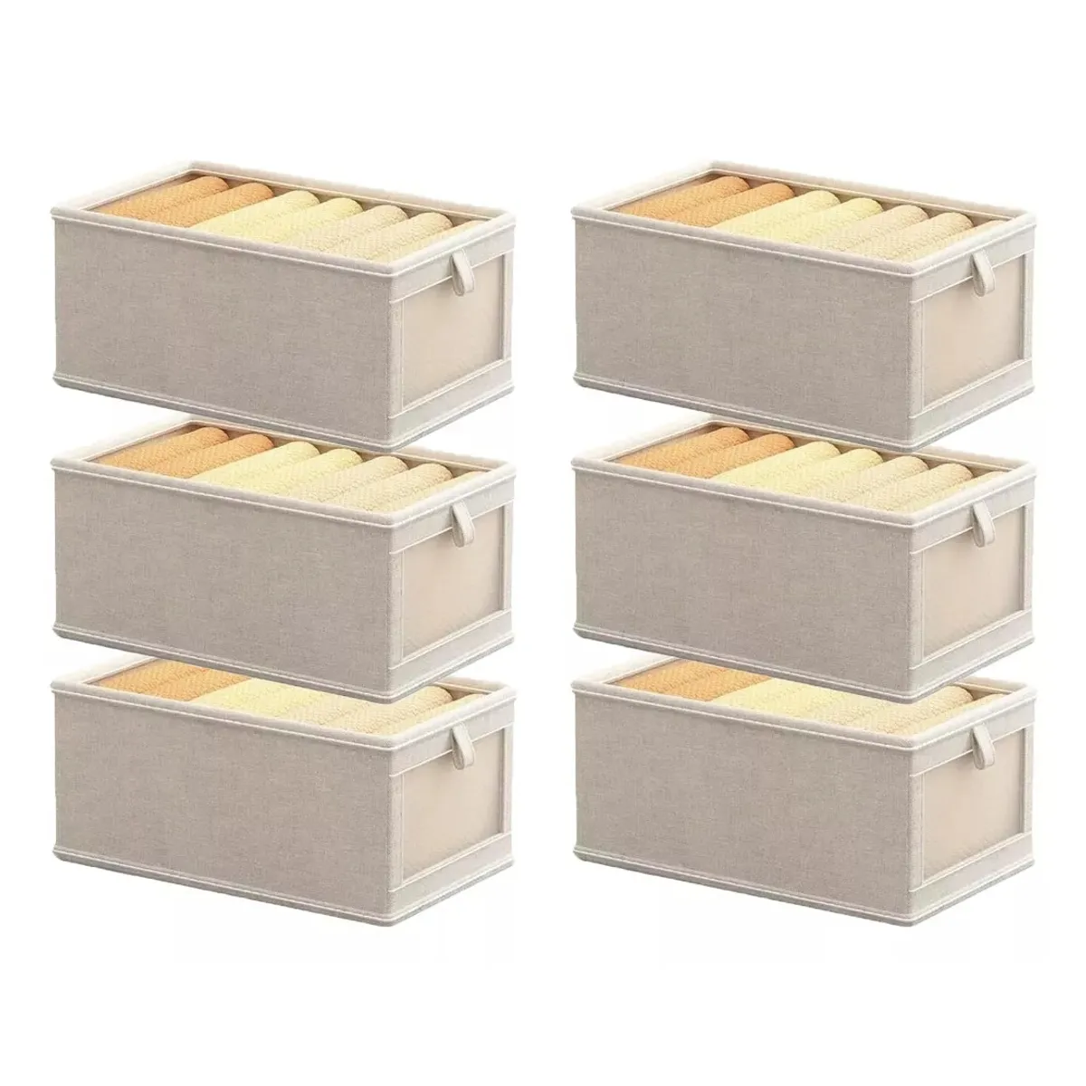 EVERSO - Cajas Organizadoras Para Ropa Plegable 6 Pcs