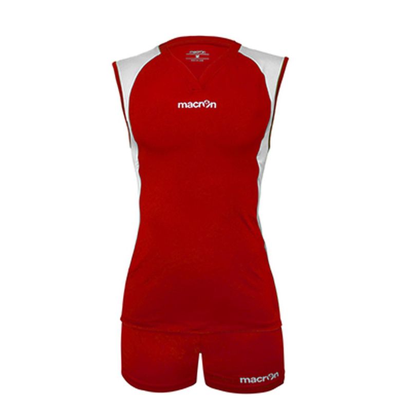 MACRON - Uniforme de Vóleibol Florencia Macron Rojo