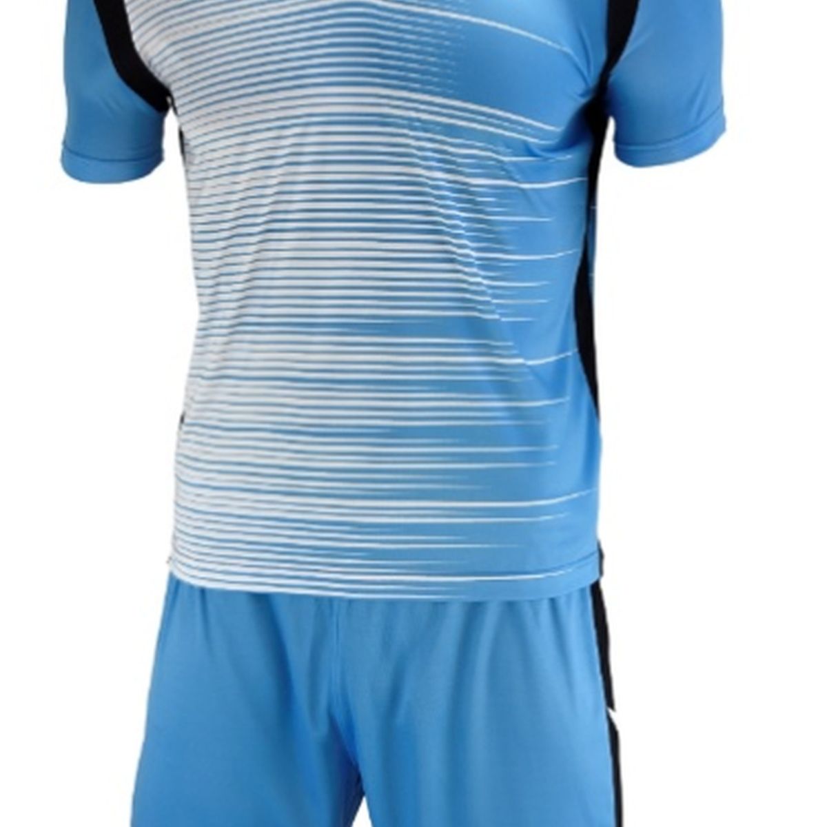 MACRON - Uniforme Fútbol Niños Nápoles Macron Celeste-Blanco