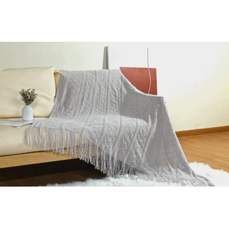GENERICO - Manta Decorativa Muebles Hogar Living - Dormitorio