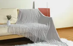 GENERICO - Manta Decorativa Muebles Hogar Living - Dormitorio