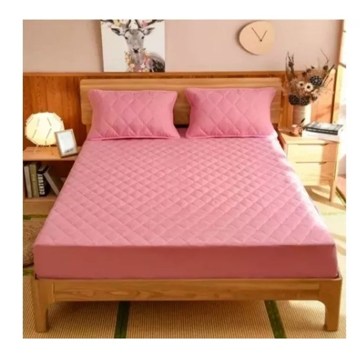 GENERICO - Cubrecolchon 2.5 Pl + 2 Fundas De Almohada