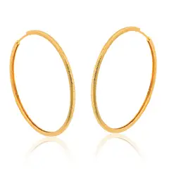 VANITE - Aros Mujer Bañado en Oro Argollas-M