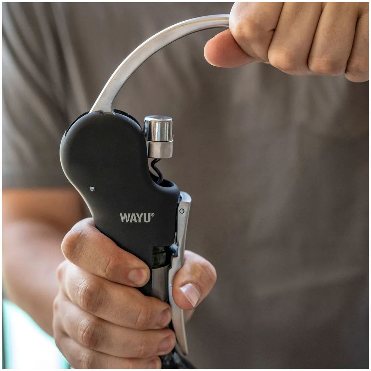 WAYU - Abridor Vino Wayu Compacto Cocteleria Descorchador Wine Opener