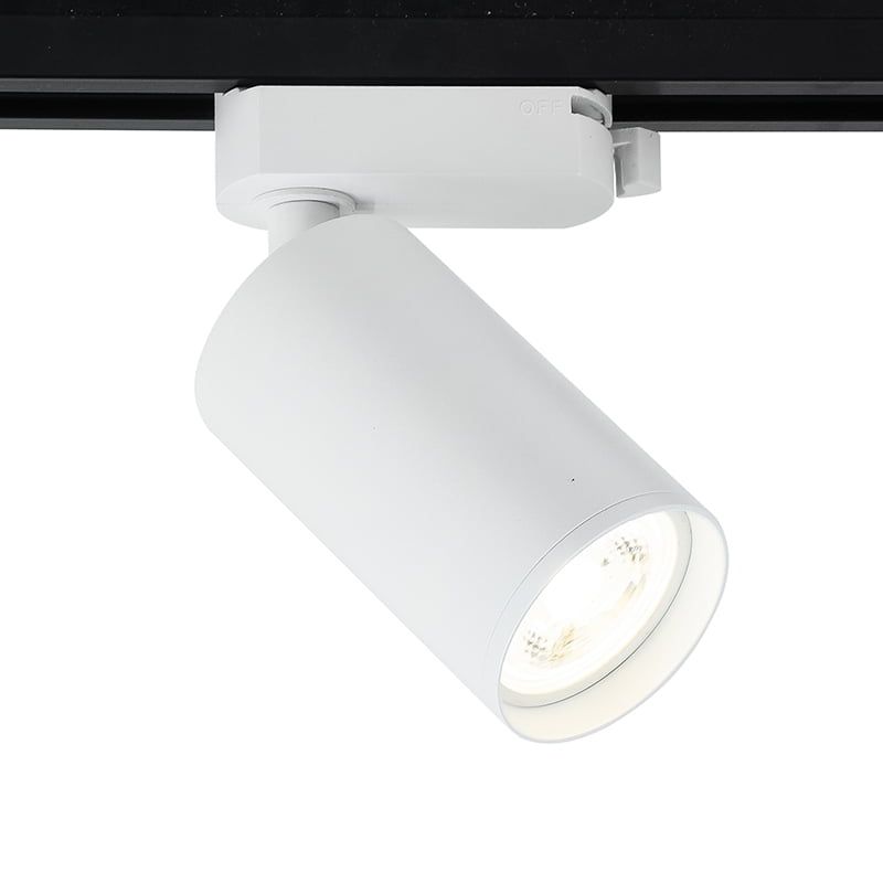 GENERICO - Foco Riel Monofasico Cob 18w Blanco Want LUZ CALIDA