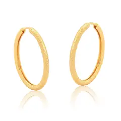 VANITE - Aros Mujer Bañado en Oro Argollas - S