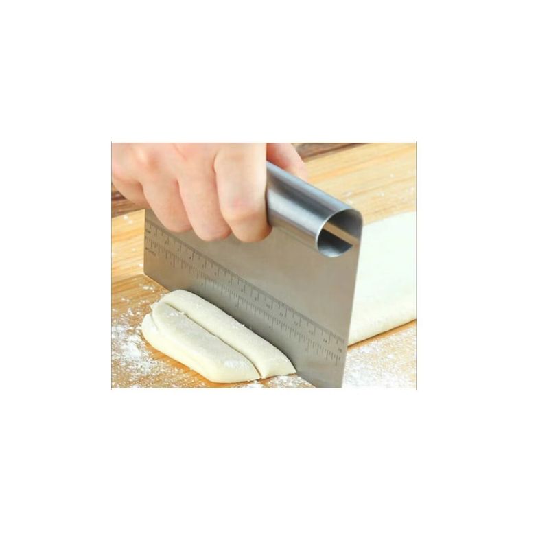 GENERICO - Espátula Repostería Acero Inoxidable Cortador Masas Cocina