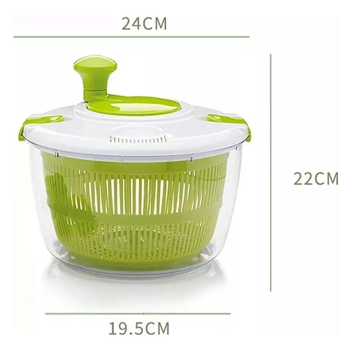 GENERICO - Deshidratador De Verduras Para Ensalada Secador Manual Fruta