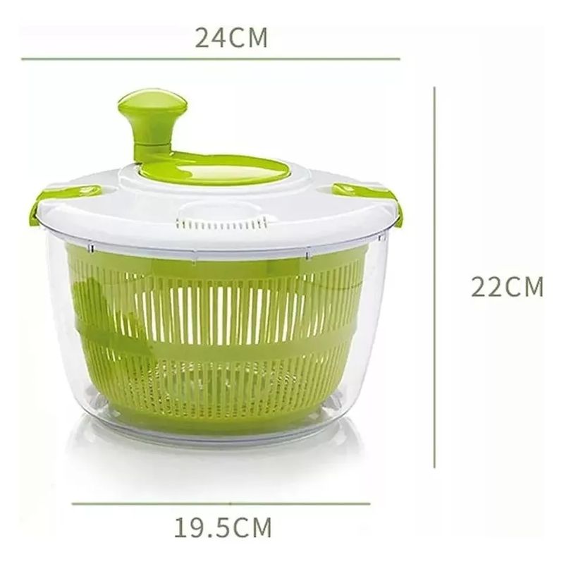 GENERICO - Deshidratador De Verduras Para Ensalada Secador Manual Fruta