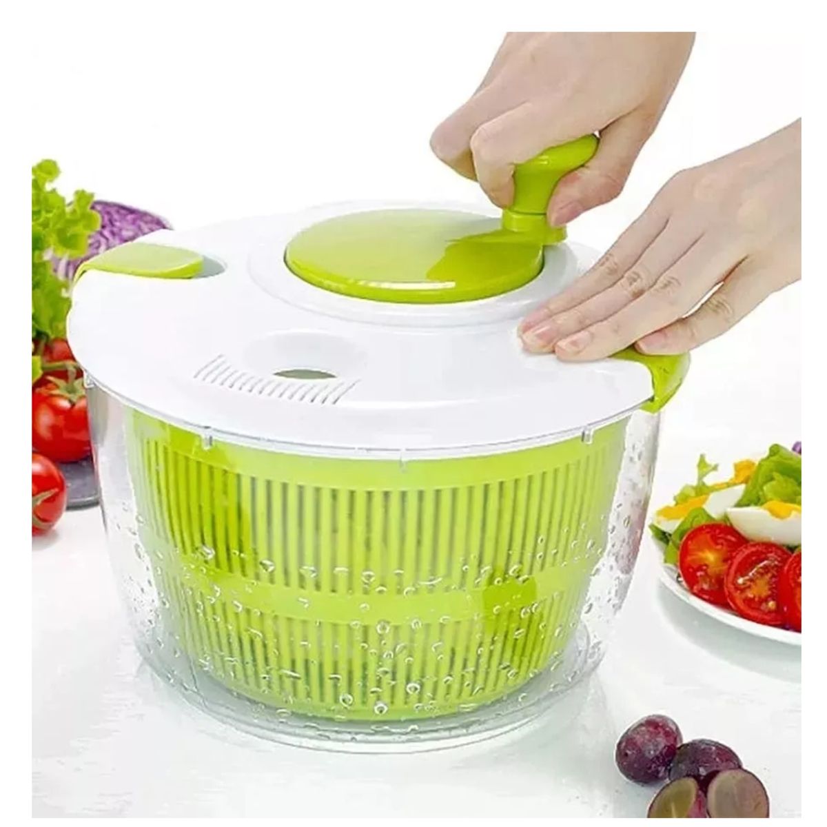 GENERICO - Deshidratador De Verduras Para Ensalada Secador Manual Fruta