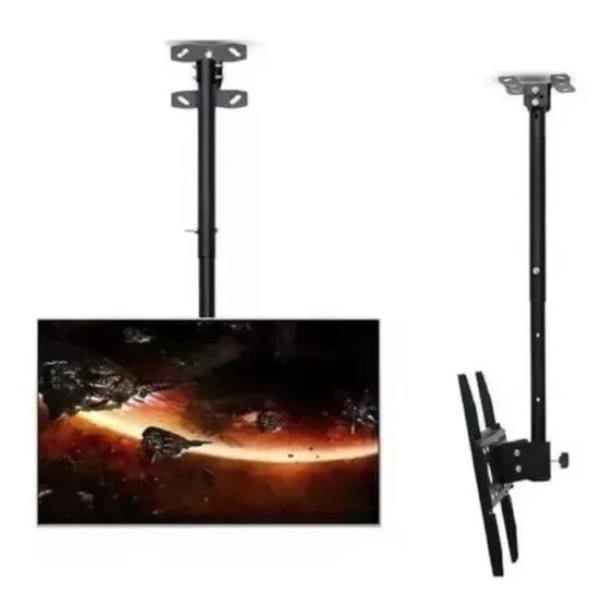 GENERICO - Soporte Para Tv Techo O Pared Ajustable Base 26 A 60 Pulgadas