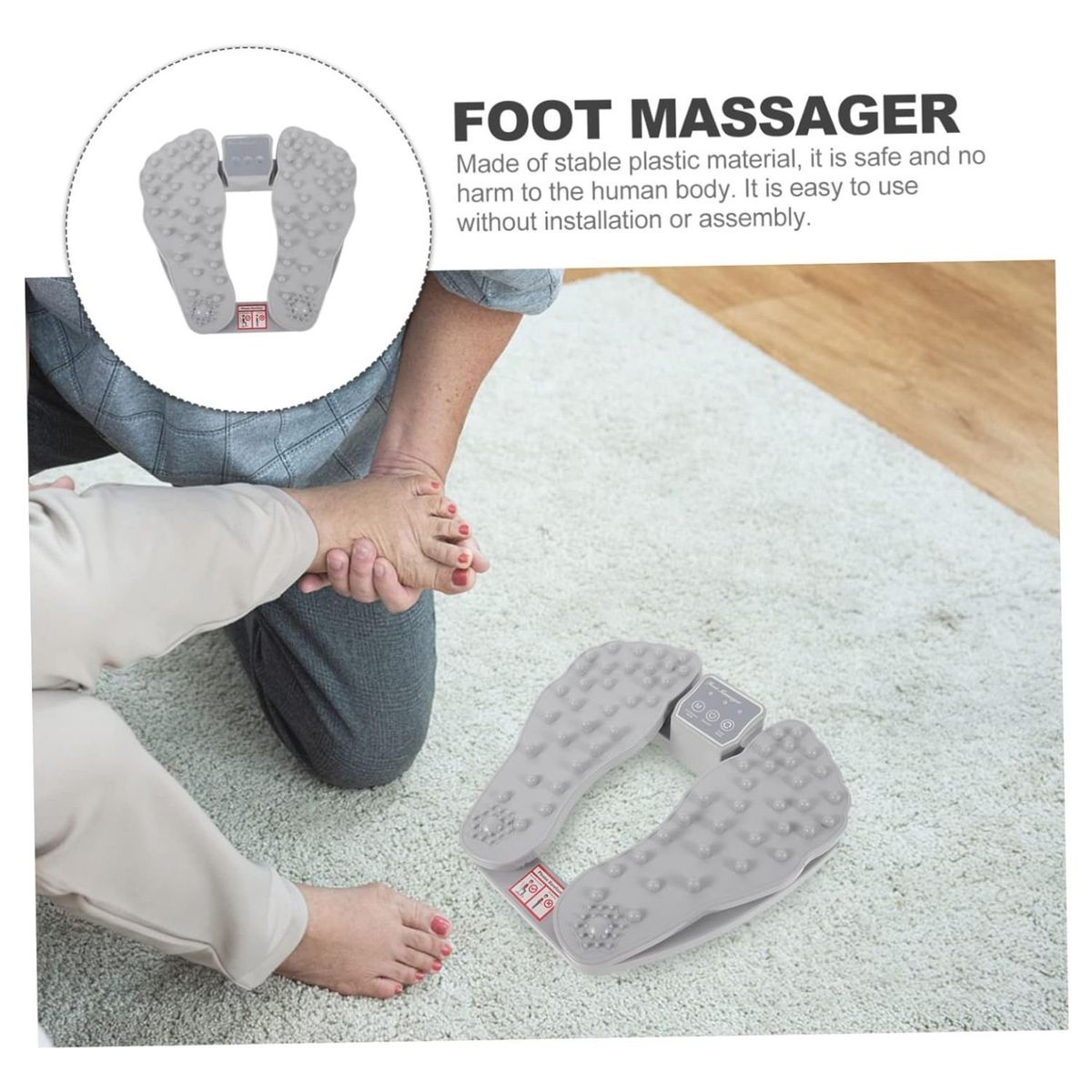 INVENCIBLE - MASAJEADOR ELECTRONICO PIES ACUPUNTURA CIRCULACIÓN MX78