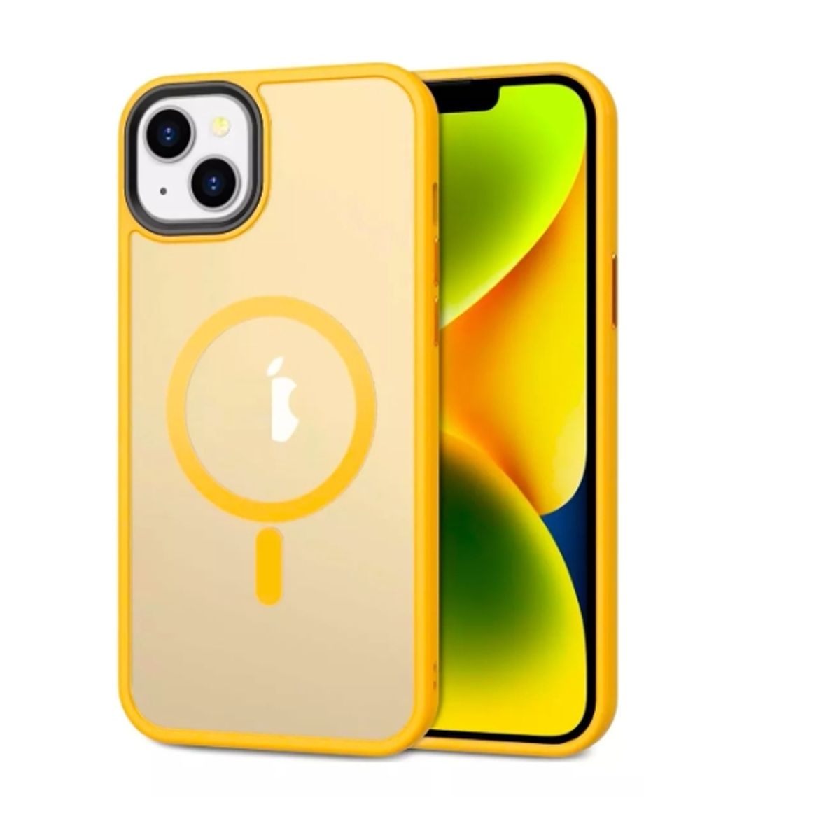 GENERICO - Carcasa Mate Para iPhone varios Funda Magnética Traslucida