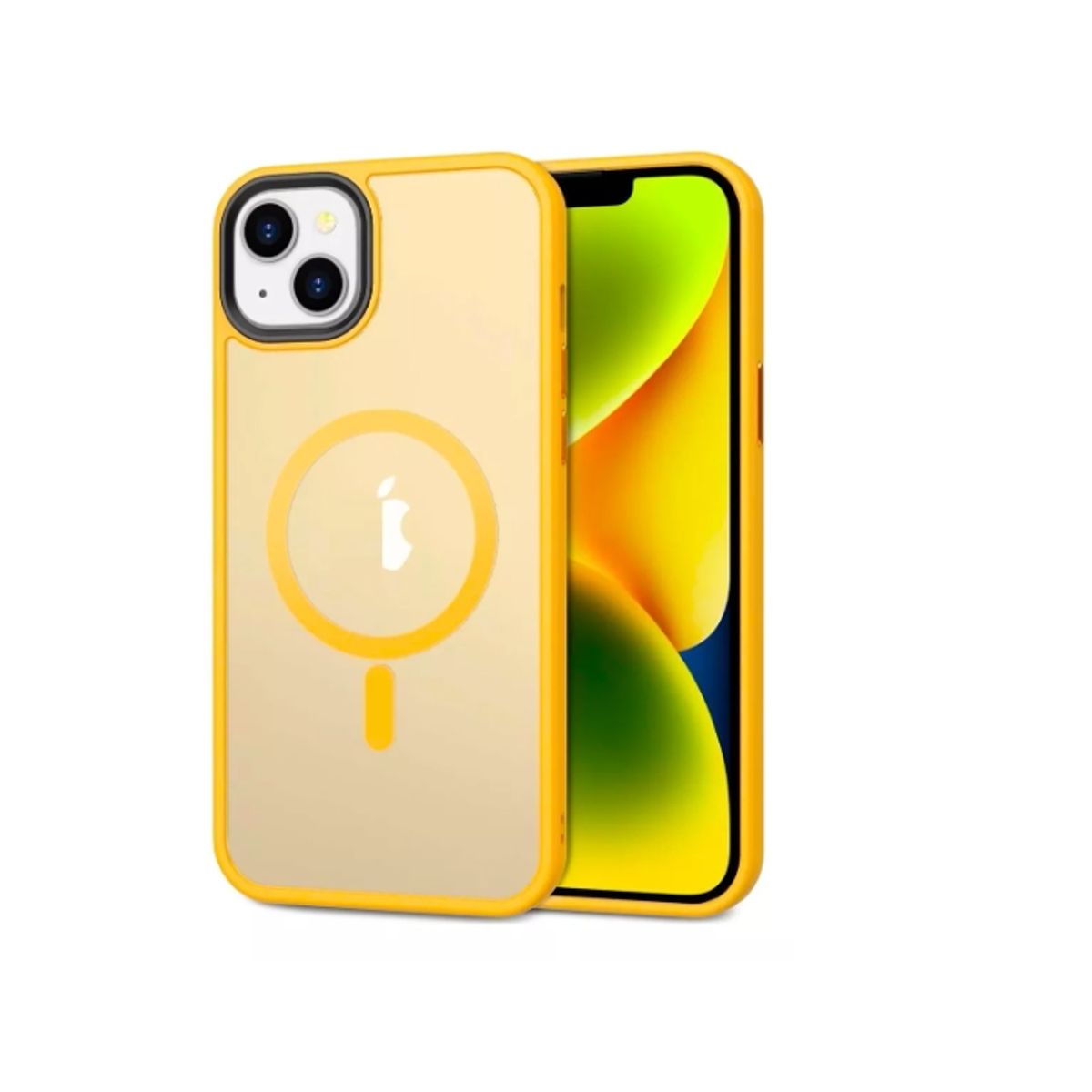 GENERICO - Carcasa Mate Para iPhone varios Funda Magnética Traslucida